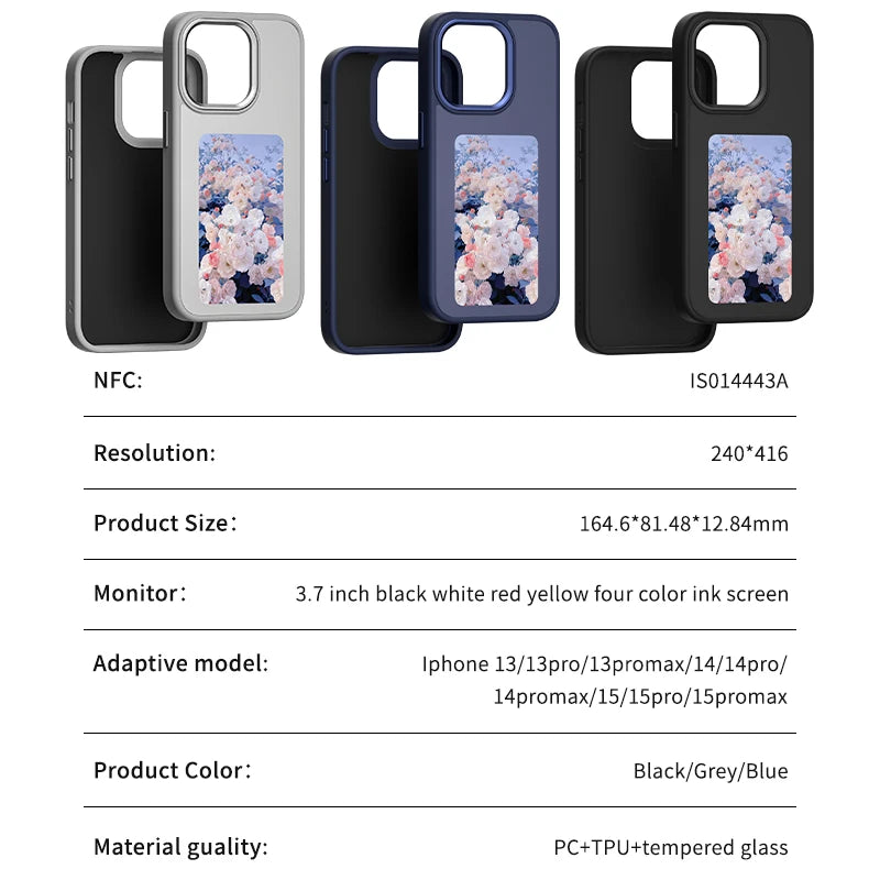 ForevTech Customizable NFC E-Ink Phone case