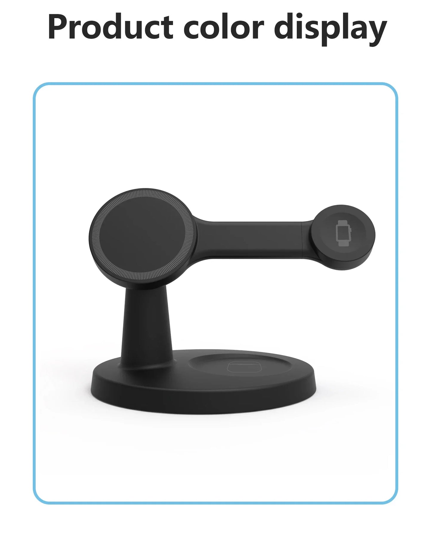 3 In 1 Magnetic Wireless Charger Stand For Magsafe iPhone 16 15 14 13 Pro Max Apple Watch 9 8 AirPods Pro Fast Charging Station