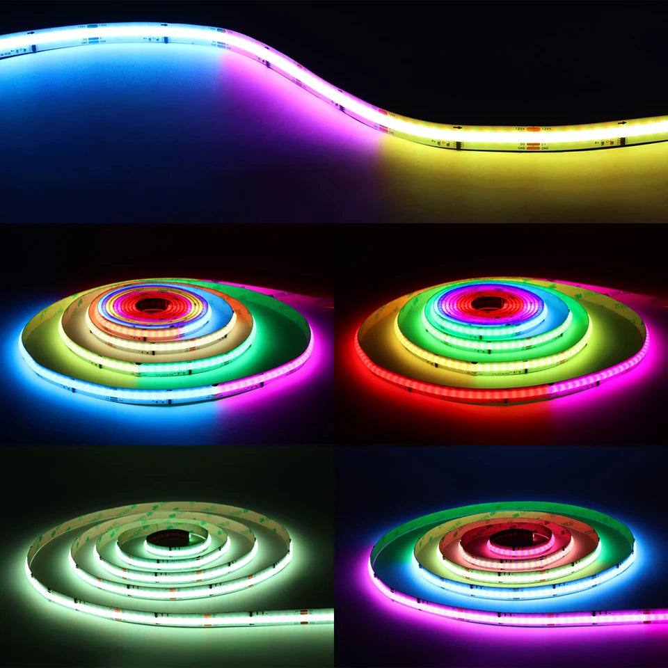Smart LED Strip Lights - WiFi RGBIC Alexa Google Compatible