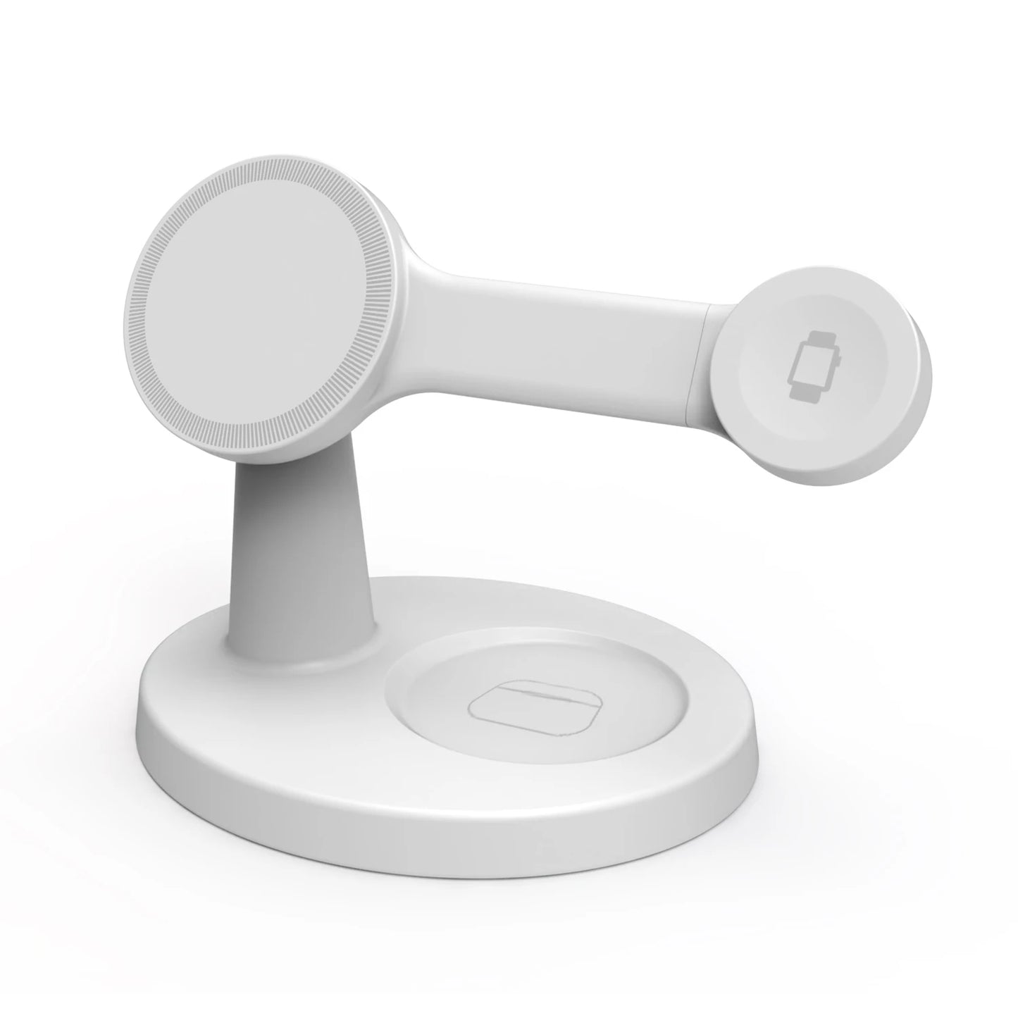 3 In 1 Magnetic Wireless Charger Stand For Magsafe iPhone 16 15 14 13 Pro Max Apple Watch 9 8 AirPods Pro Fast Charging Station
